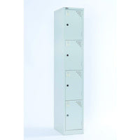 Set of 10 GO Steel Lockers 4 Door