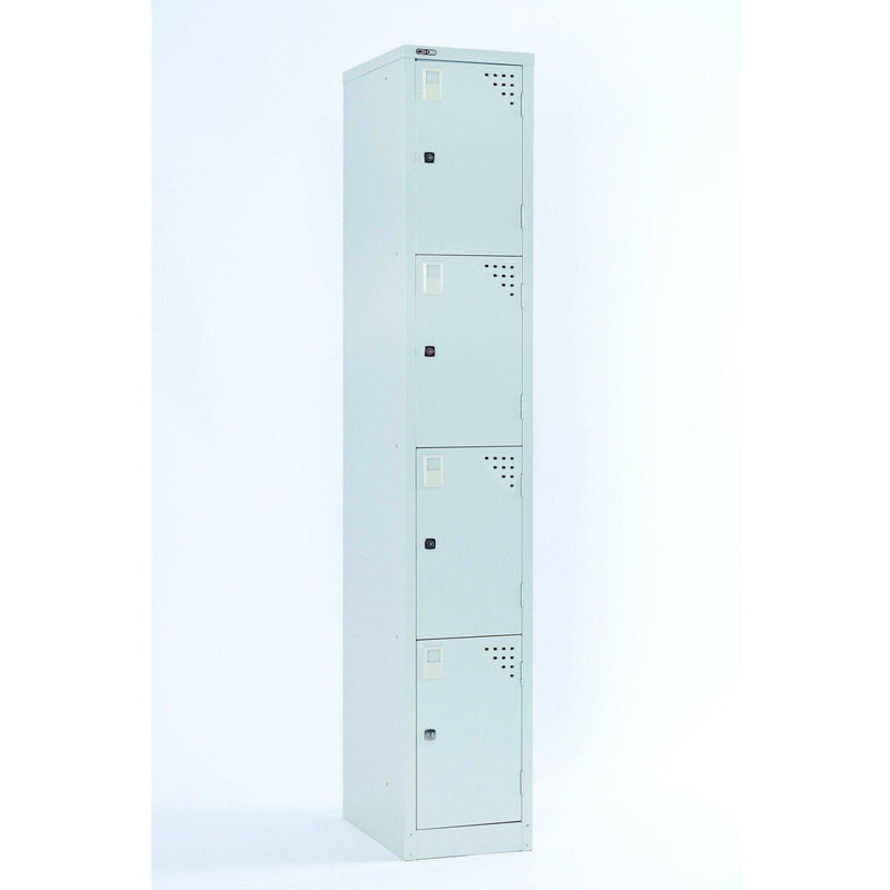Set of 10 GO Steel Lockers 4 Door