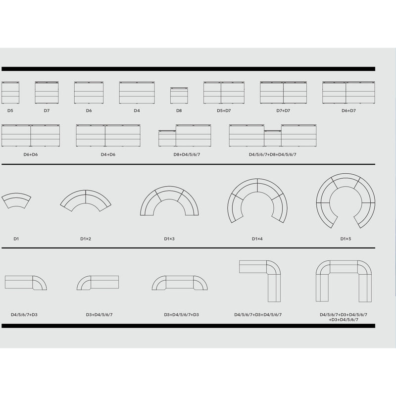 Polaris Curved Reception Counter - D1