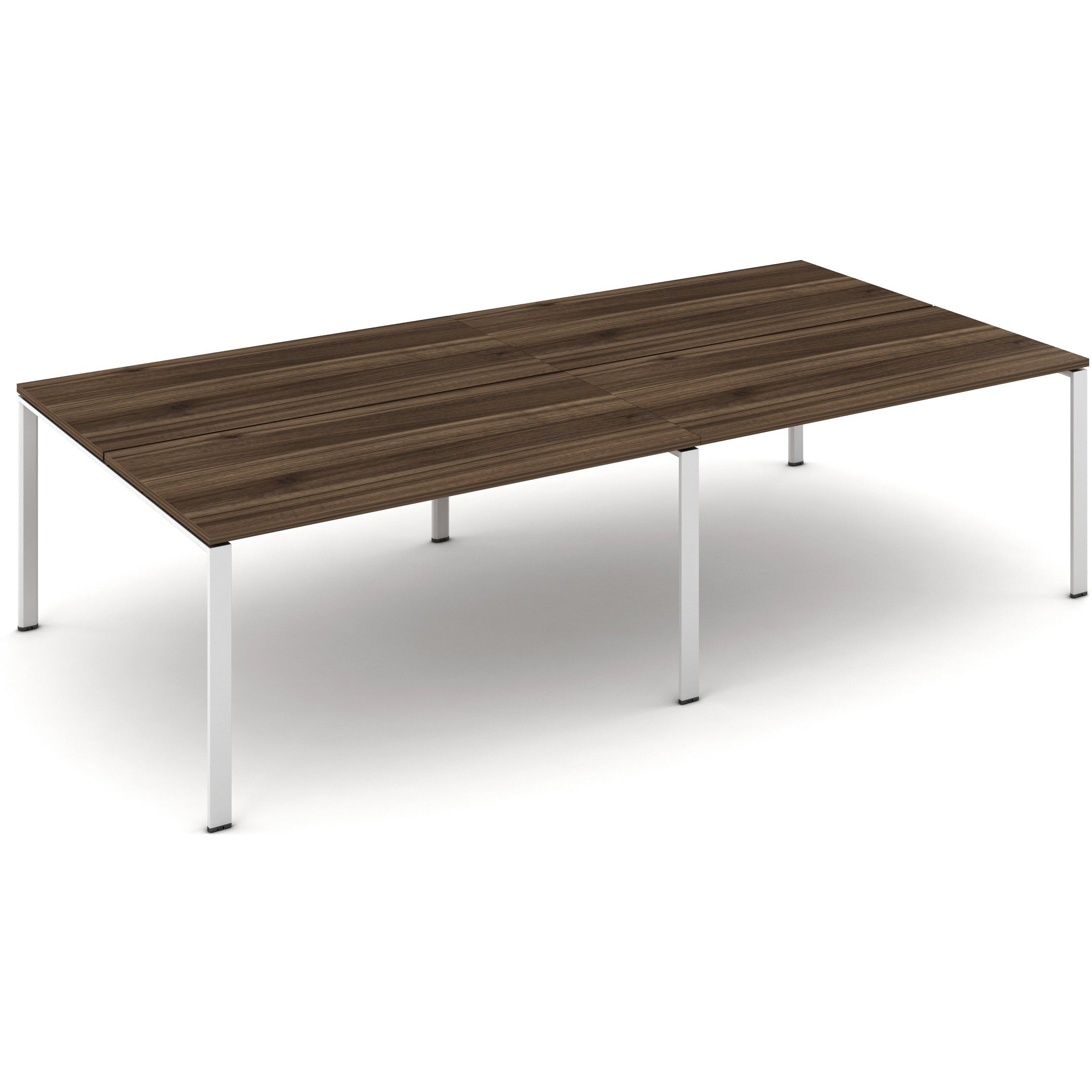 Worksmart 4 Person Double Sided Workstation - No Screen