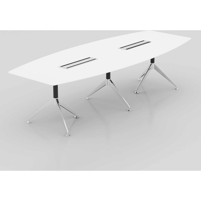 White Potenza Boardroom Table - Large (3000mm x 1200mm)