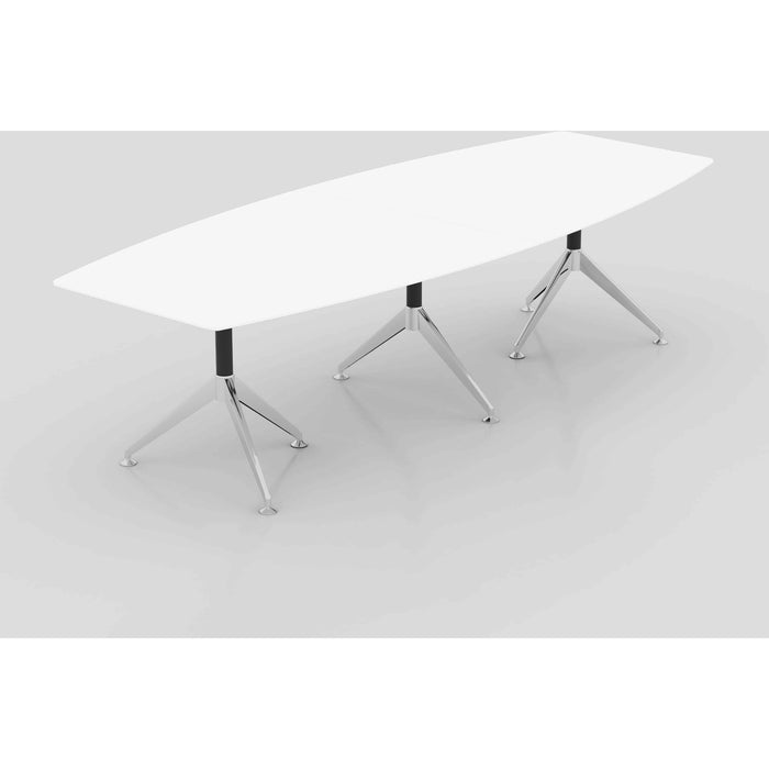 White Potenza Boardroom Table - Large (3000mm x 1200mm)