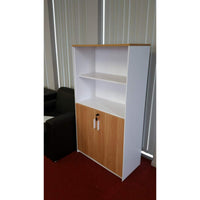 Virginia Walnut Potenza Half Door Cabinet