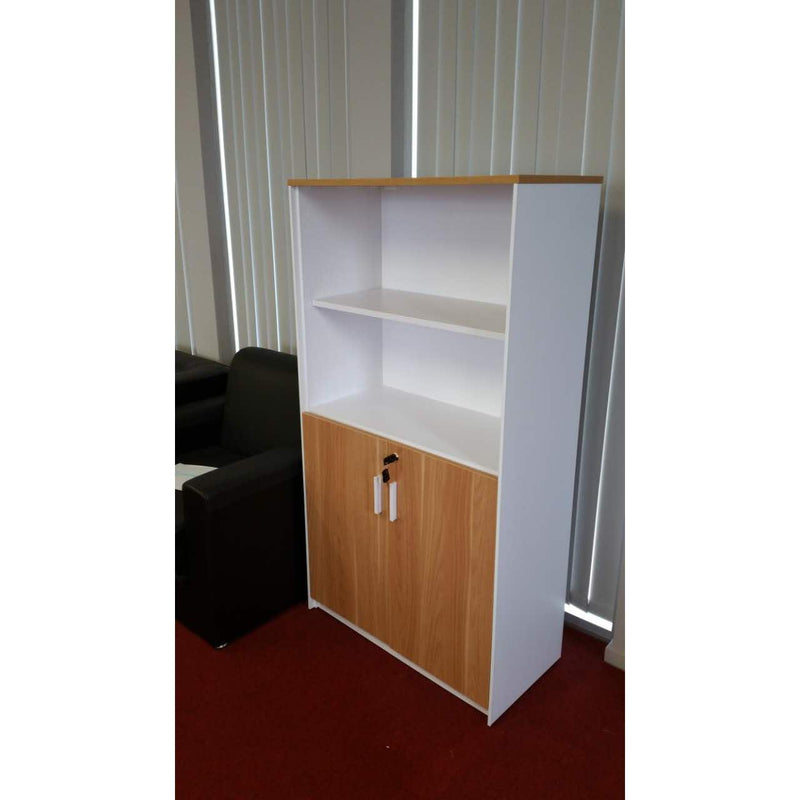 Virginia Walnut Potenza Half Door Cabinet