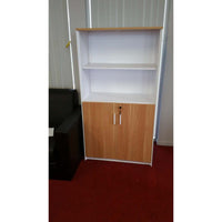 Virginia Walnut Potenza Half Door Cabinet