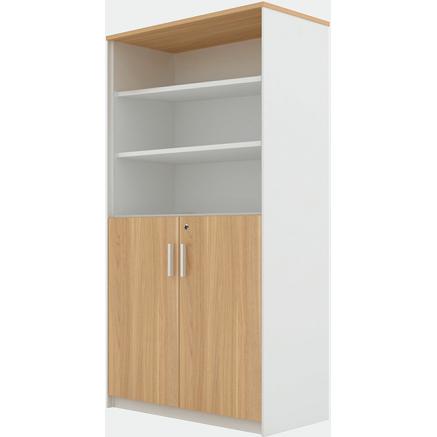 Virginia Walnut Potenza Half Door Cabinet