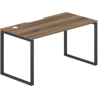 Worksmart 1 Person Single Sided Workstation - Loop Leg - No Screen