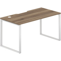 Worksmart 1 Person Single Sided Workstation - Loop Leg - No Screen