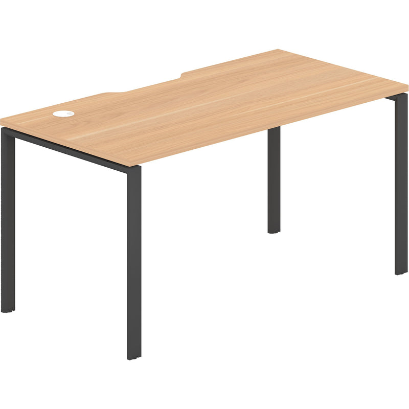 Worksmart 1 Person Single Sided Workstation - No Screen