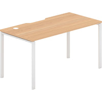 Worksmart 1 Person Single Sided Workstation - No Screen