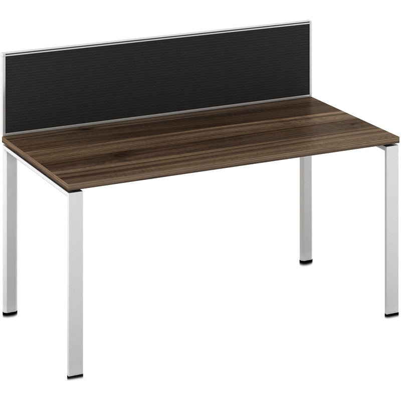 Worksmart 1 Person Single Sided Workstation - With Screen