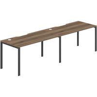 Worksmart 2 Person Single Sided Workstation - No Screen