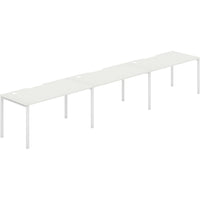 Worksmart 3 Person Single Sided Workstation - No Screen