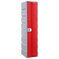 Heavy Duty Plastic Lockers 1 Tier Full Height