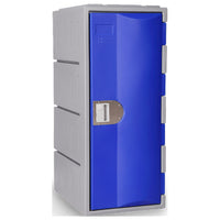 Heavy Duty Plastic Lockers 1 Tier Half Height