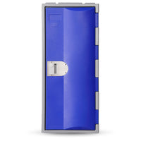 Heavy Duty Plastic Lockers 1 Tier Half Height