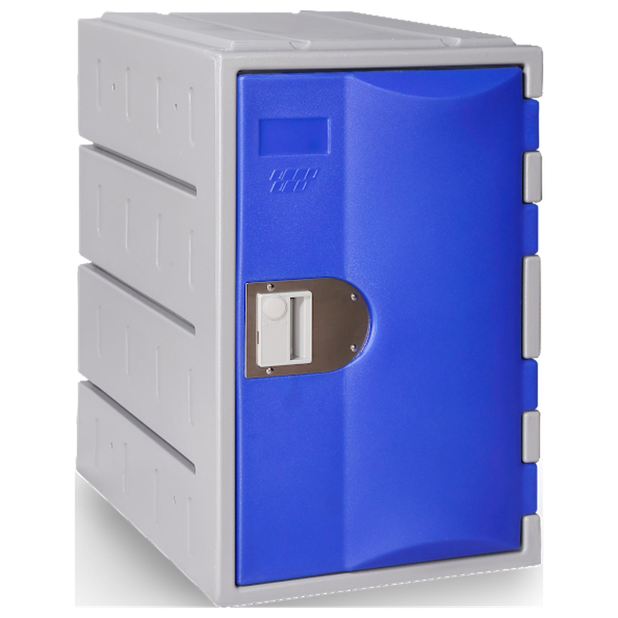 Heavy Duty Plastic Lockers 1 Tier Third Height