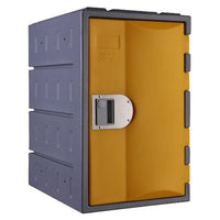 Heavy Duty Plastic Lockers 1 Tier Third Height