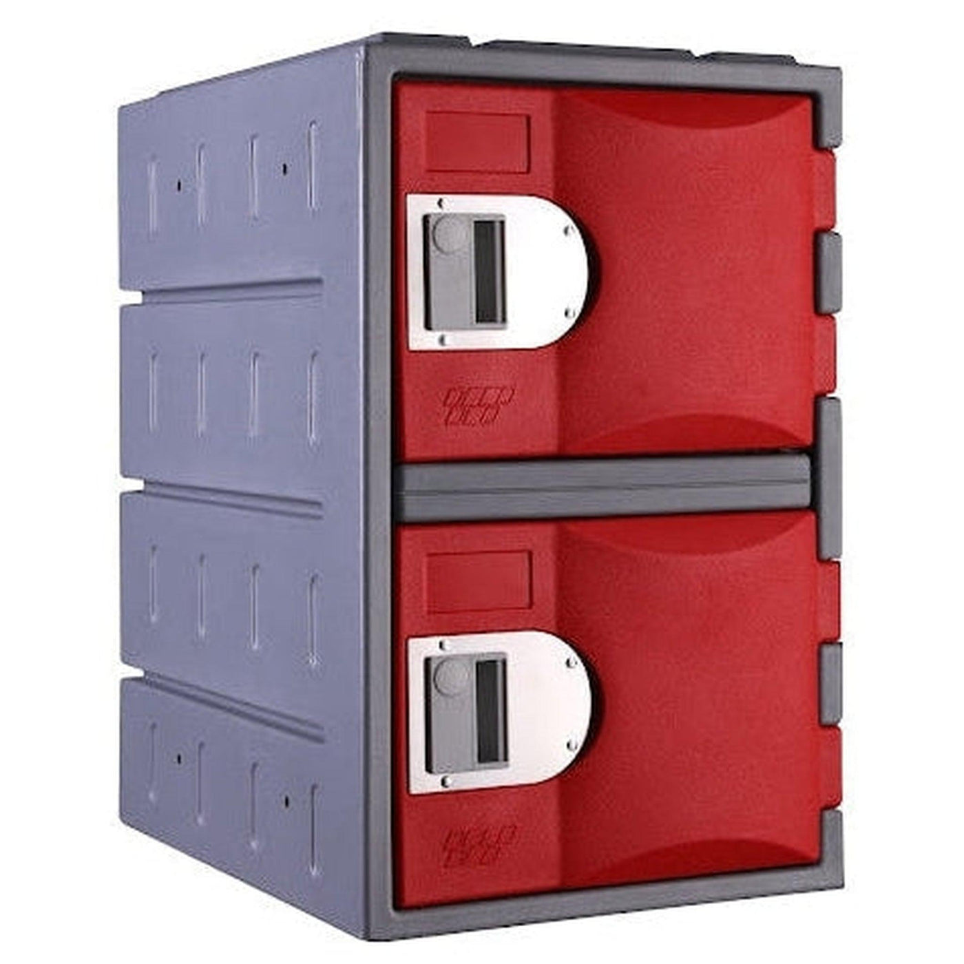 Steelco Heavy Duty Plastic Lockers 2 Tiers Third Height