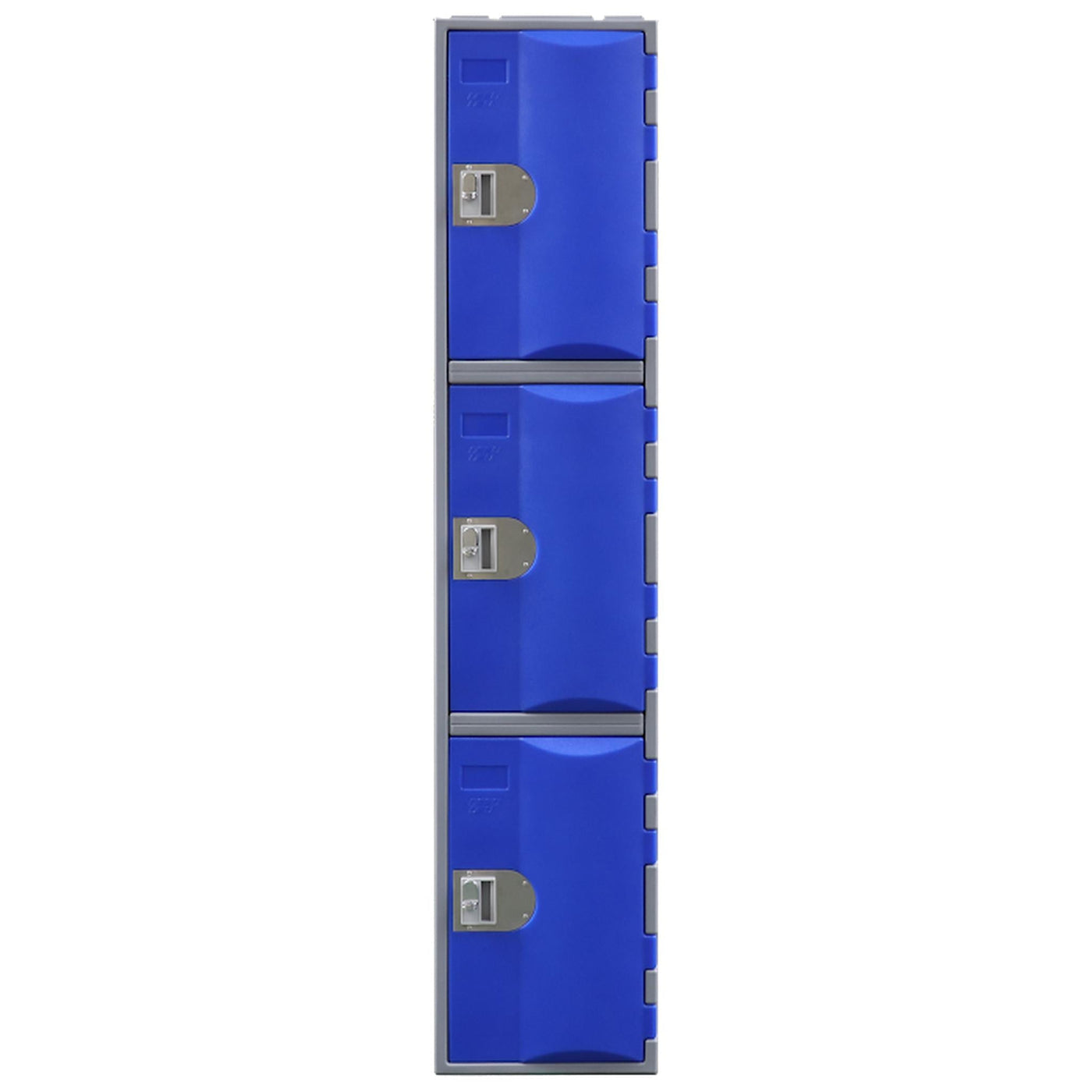 Steelco Heavy Duty Plastic Lockers 3 Tiers Full Height