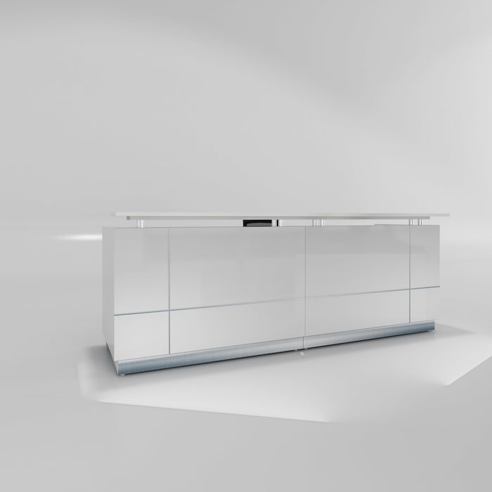 Hugo Plus Reception Counter - White