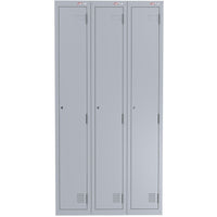 A-File 1 Tier Locker - Bank of 3 (3 Door Locker)