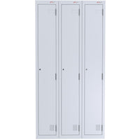 A-File 1 Tier Locker - Bank of 3 (3 Door Locker)
