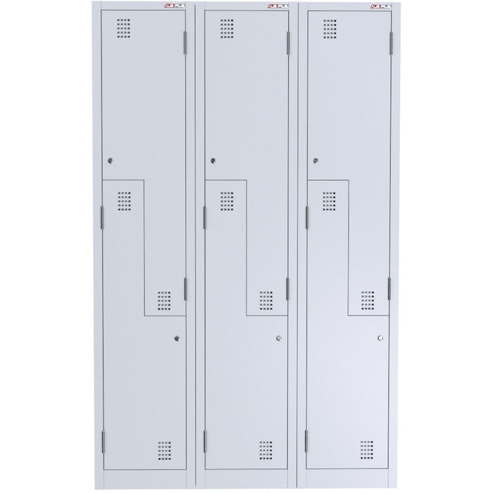A-File 2 Step Locker - Bank of 3 (6 Door Locker)