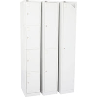 Set of 10 GO Steel Lockers 4 Door