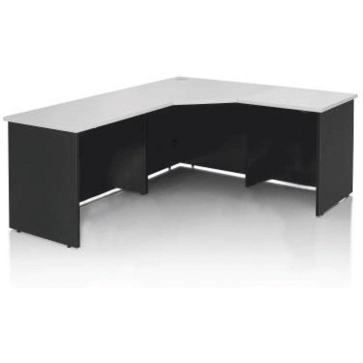 Corner Office Desks Logan Premium Corner Workstation White