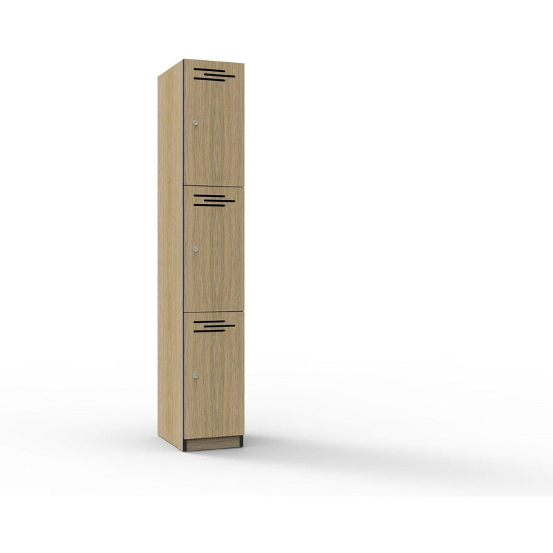 3 Door Melamine Locker