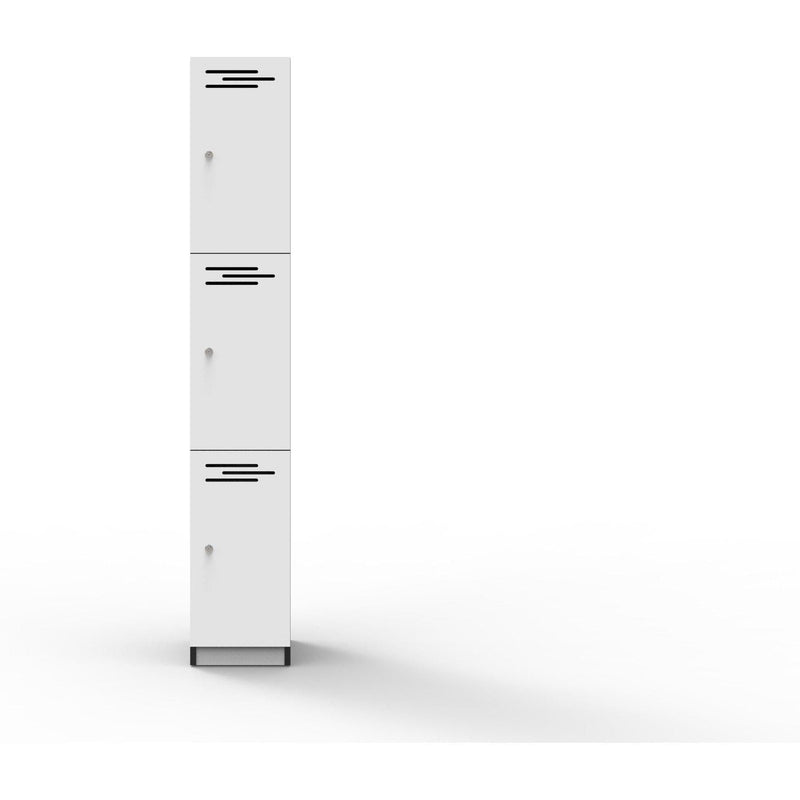 3 Door Melamine Locker