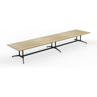Modulus Twin Post Collar Leg Meeting Table