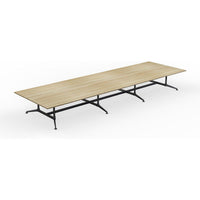 Modulus Twin Post Collar Leg Meeting Table