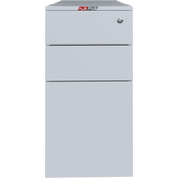A-File 3 Drawer Mobile Pedestal - SLIM