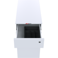 A-File 3 Drawer Mobile Pedestal - SLIM