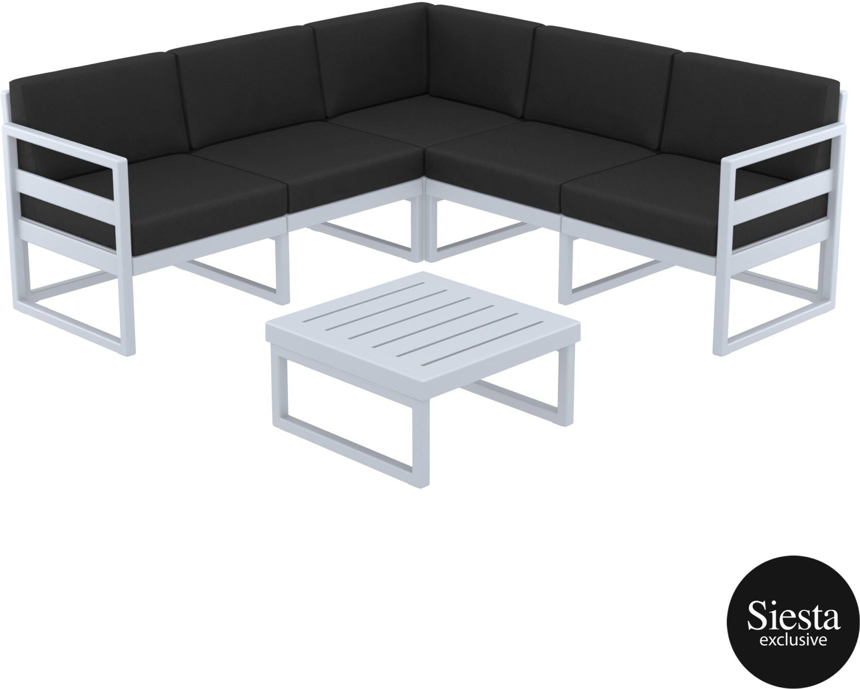Mykonos Lounge Corner Set - With Cushions