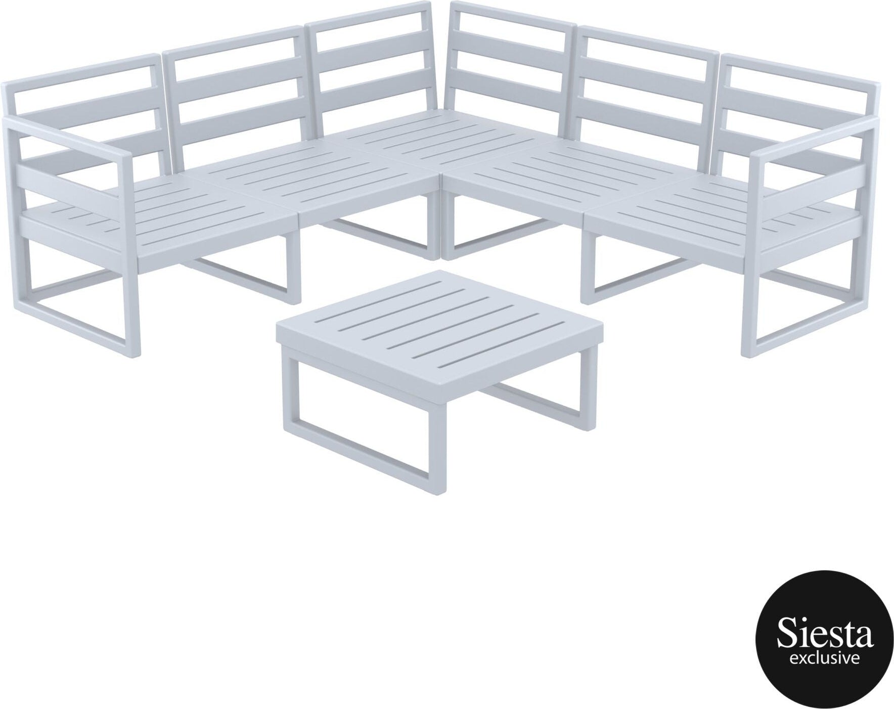 Mykonos Lounge Corner Set - No Cushions