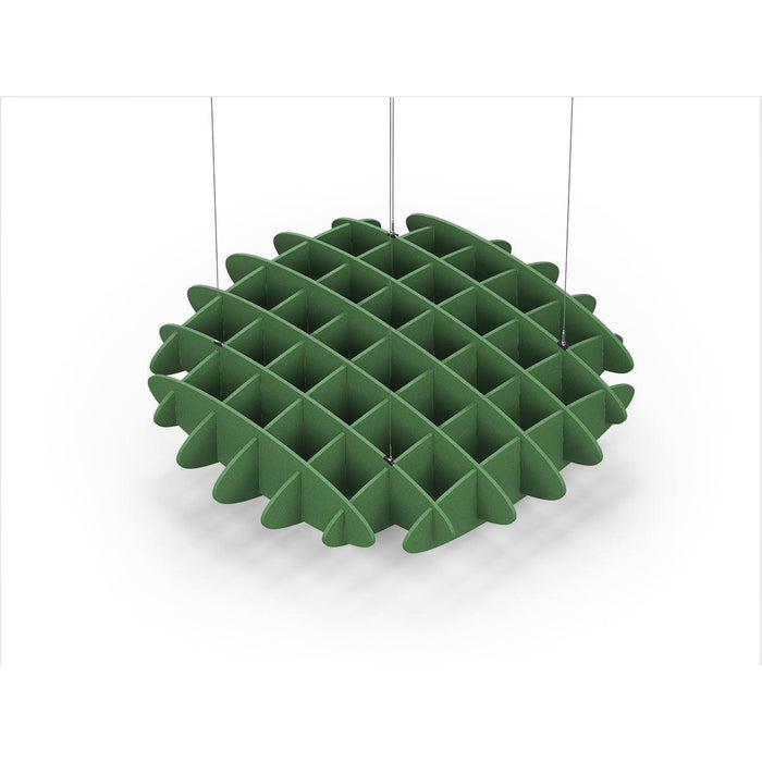 Acoustic Ceiling Sound Trap - 1200mm x 1200mm Round - Green