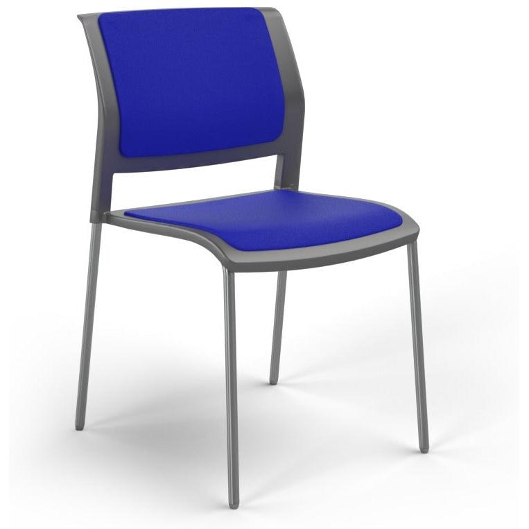 Game Chair With Upholstery - 4 Leg - Chrome Frame-Elite Office Furniture