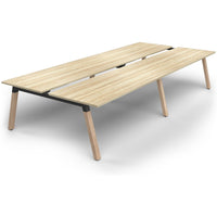 Plantation 4 Person Double Sided Workstation