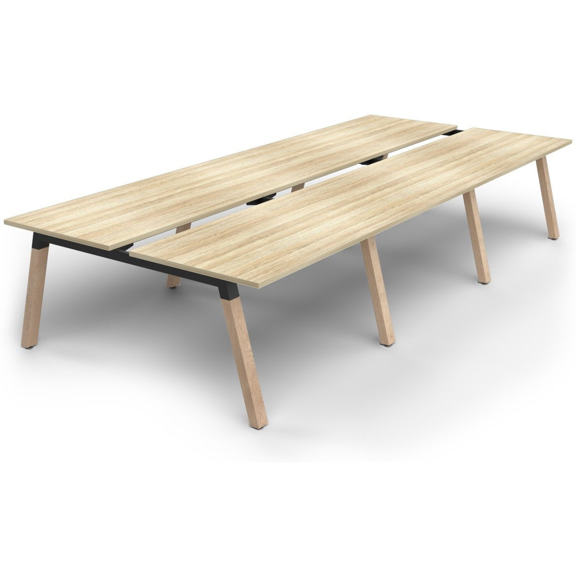 Plantation 6 Person Double Sided Workstation