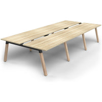 Plantation 6 Person Double Sided Workstation