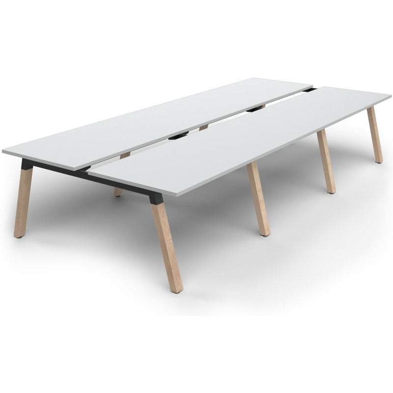 Plantation 6 Person Double Sided Workstation