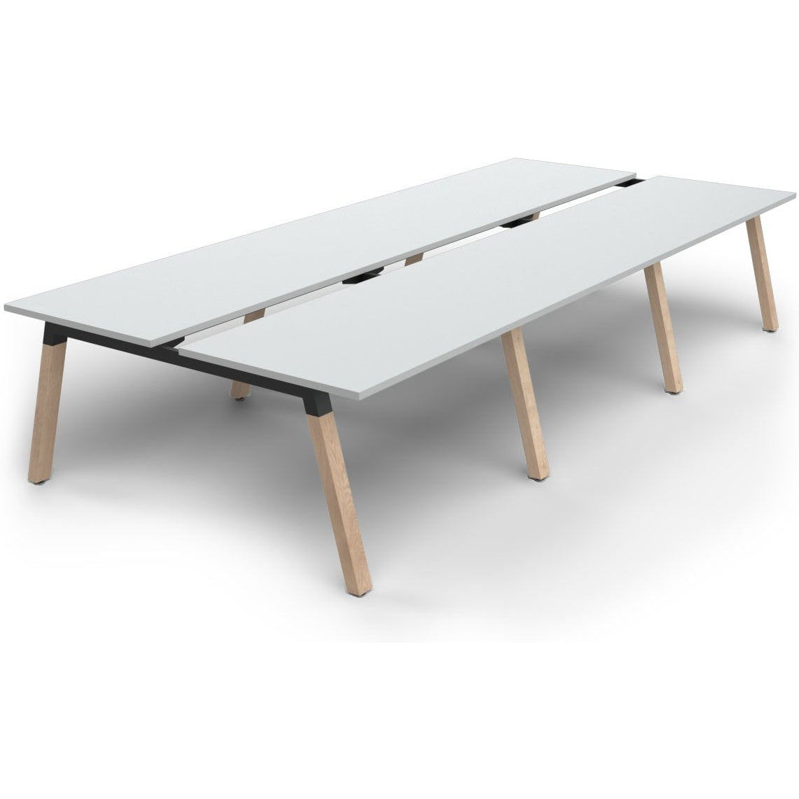 Plantation 6 Person Double Sided Workstation