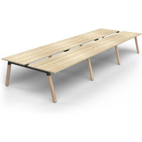 Plantation 6 Person Double Sided Workstation