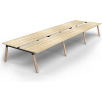 Plantation 6 Person Double Sided Workstation