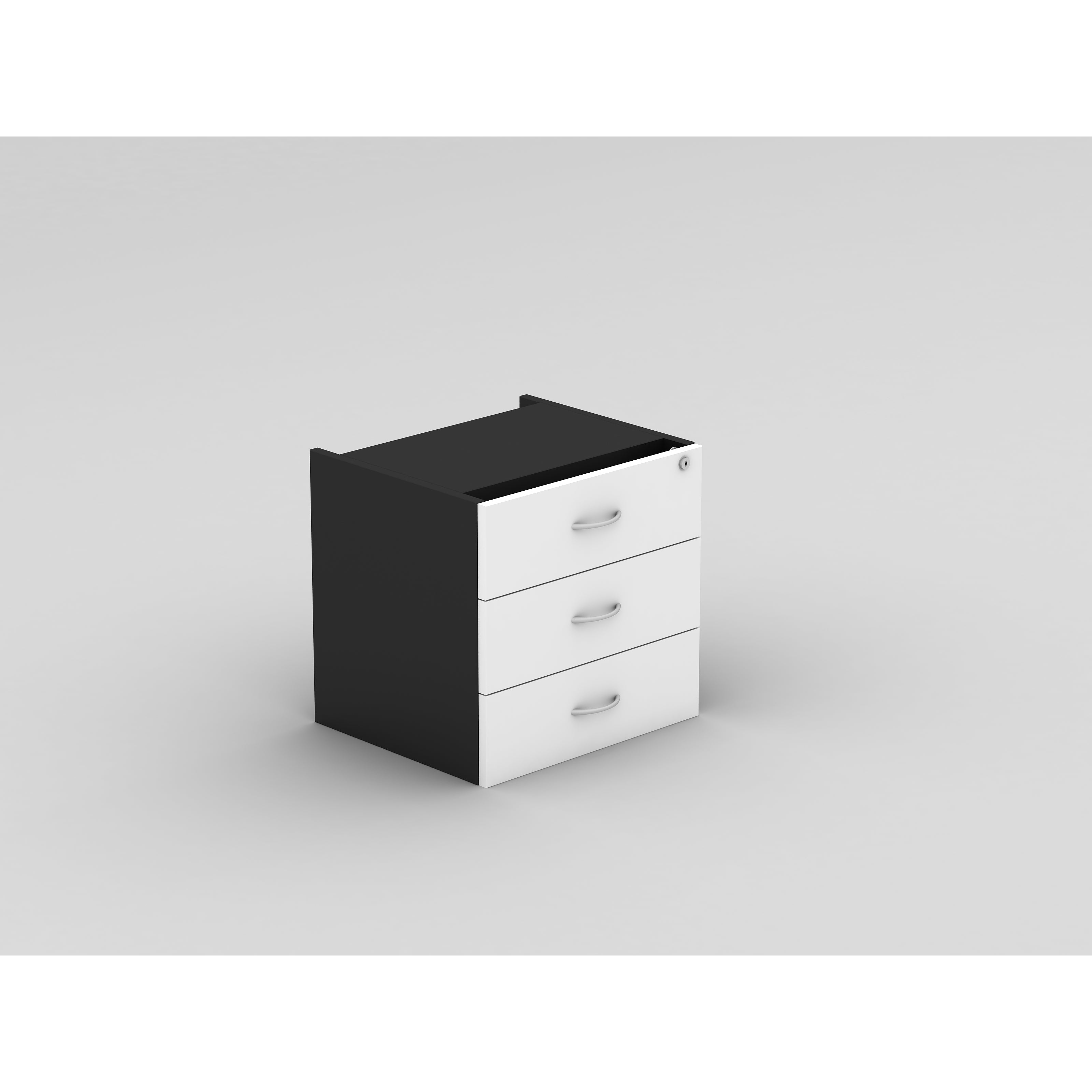 Athens Fixed Desk Pedestal - 3 Drawer