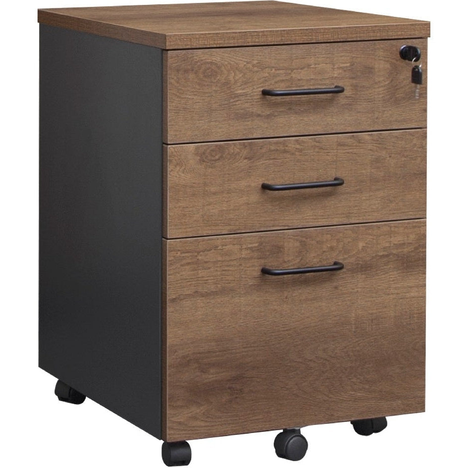 Regal Walnut Premier Mobile Pedestal | OM Premier Range | Elite Office ...