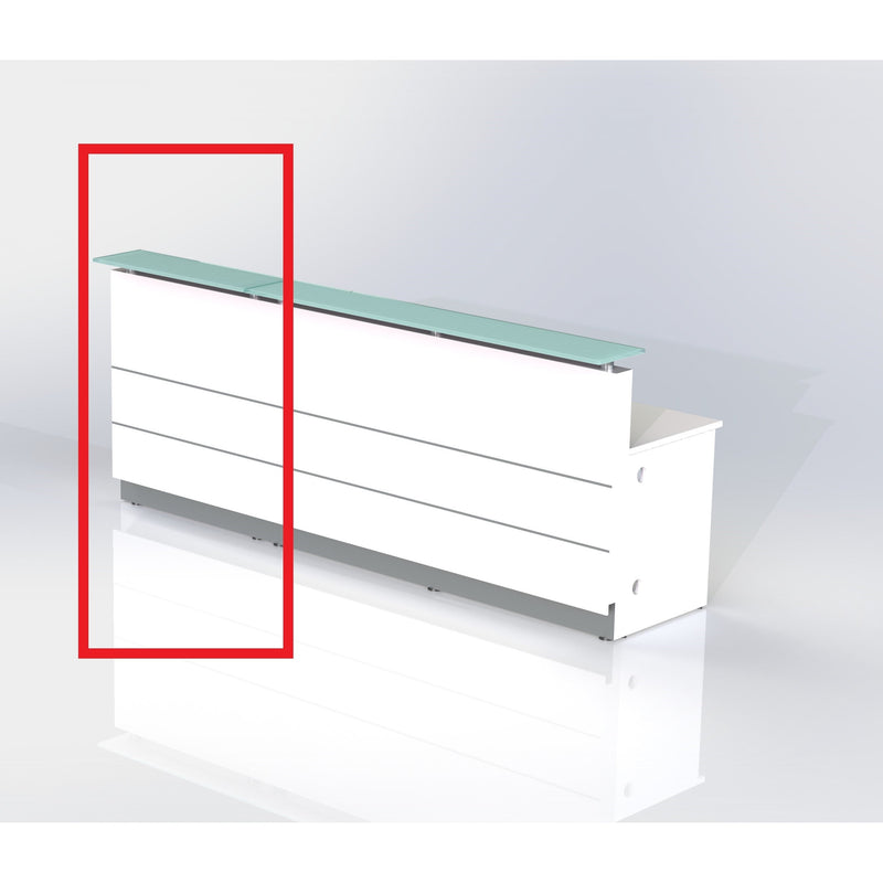 Polaris Straight Reception Counter - 900W - D5